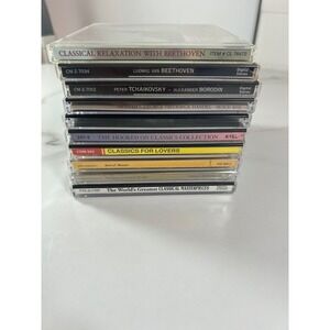 Classical Music CD 10pc Beethoven Mozart Tchaikovsky Handel Hooked on Classics